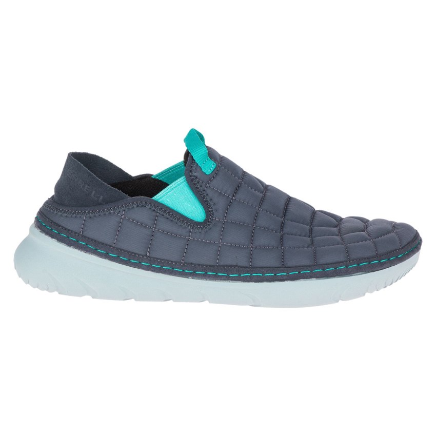 Chaussure Casual Merrell Hut Moc Bleu Femme | W.G.ODZG